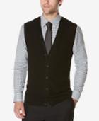 Perry Ellis Men's Button-front Sweater Vest