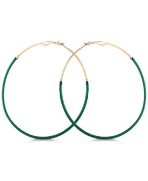 Guess Thread-wrapped Hoop Earrings