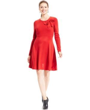 Jessica Howard Petite Long-sleeve A-line Dress