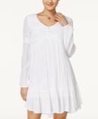 Volcom Juniors' Crochet-trim Peasant Dress