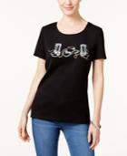 Karen Scott Rodeo Graphic T-shirt, Only At Macy's