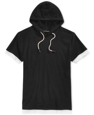 Jaywalker Men's Layered Short-sleeve Hoodie, Only At Macy's