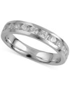 Diamond Channel-set Band (7/8 Ct. T.w.) In 18k White Gold