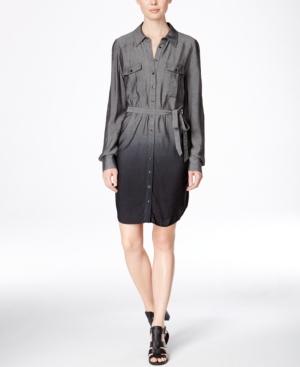 Kensie Ombre Shirt Dress