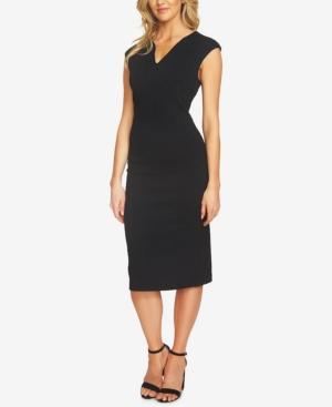 Cece Paisley Jacquard Midi Sheath Dress