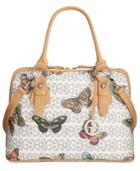 Giani Bernini Block Signature Butterfly Dome Satchel, Only At Macy's