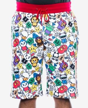 Hudson Nyc Men's Aka Graphic-print Sweat Shorts