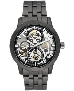 I.n.c. Men's Dark Gunmetal Bracelet Watch 44mm, Created For Macy's