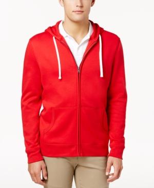 Club Room Men's Full-zip Fleece Hoodie, Created For Macy's