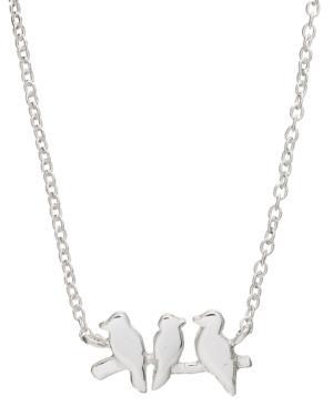 Unwritten Sterling Silver Mini Bird Pendant Necklace