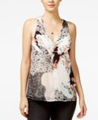 Guess Abril Printed Pleated Top