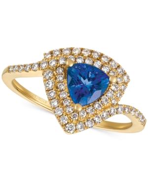Le Vian Neo Geo Blueberry Tanzanite (5/8 Ct. T.w.) & Diamond (3/8 Ct. T.w.) Ring In 14k Gold
