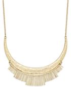 Inc International Concepts Gold-tone Fringe Collar Necklace, Only At Macy's