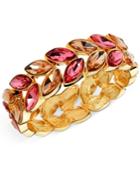 Guess Gold-tone Rose Crystal Bracelet