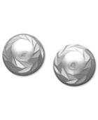 Giani Bernini Sterling Silver Earrings, Small Diamond Cut Stud Earrings