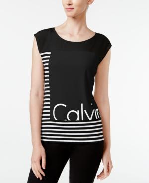 Calvin Klein Colorblocked Logo Top