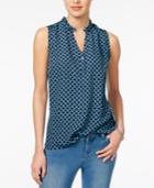 Maison Jules Printed Sleeveless Top, Only At Macy's