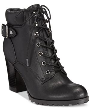 Style & Co Caitlin Lace-up Booties, Only At Macy's Women's Shoes