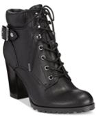 Style & Co Caitlin Lace-up Booties, Only At Macy's Women's Shoes