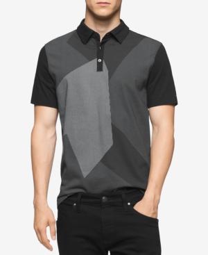 Calvin Klein Men's Geometric Colorblocked Polo