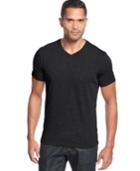 Alfani Big And Tall Stretch V Neck Tee T-shirt