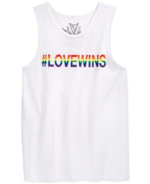 Univibe Men's Love Wins Pride Graphic-print Tank Top
