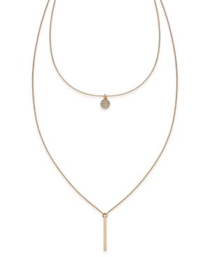 Inc International Concepts High-low Layered Pendant Necklace, Created For Macy's