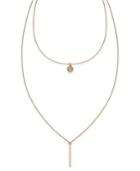 Inc International Concepts High-low Layered Pendant Necklace, Created For Macy's