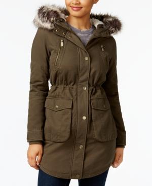 Bcbgeneration Faux-fur-trim Anorak