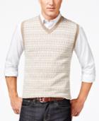 Club Room Fair Isle Sweater Vest, Only At Macy's