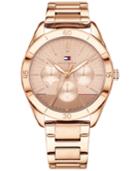Tommy Hilfiger Women's Gracie Rose Gold-tone Metal Bracelet Watch 40mm