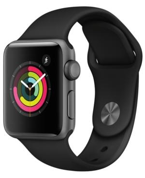 Apple Watch Series 3 Gps, 38mm Space Gray Aluminum Case With Black Sport Band