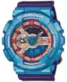 G-shock Women's Analog-digital Purple Resin Strap Watch 49x46mm Gmas110hc-6a