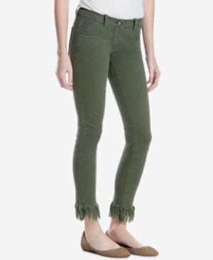 Max Studio London Frayed-hem Skinny Jeans, Created For Macy's