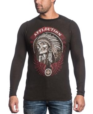 Affliction Reversible Thermal Thunderfoot Long Sleeve Shirt