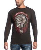 Affliction Reversible Thermal Thunderfoot Long Sleeve Shirt