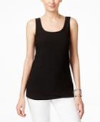Alfani Solid Crepe Tank Top, Only At Macy's