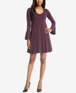 Karen Kane Bell-sleeve Fit & Flare Dress