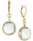 2028 Gold-tone Crystal Drop Earrings, A Macy's Exclusive Style