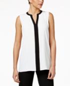 Tommy Hilfiger Sleeveless Colorblocked Blouse