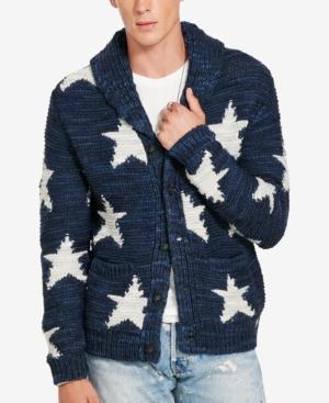 Denim & Supply Ralph Lauren Men's Intarsia-knit Shawl Cardigan