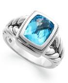Balissima By Effy Blue Topaz Ring (3-3/8 Ct. T.w.) In 18k Gold And Sterling Silver