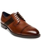 Steve Madden Men's Comeback Cap-toe Leather Oxfords Men's Shoes