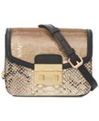 Calvin Klein Sequined Mixed Media Mini Crossbody