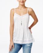 American Rag Sleeveless Pintucked Top, Only At Macy's