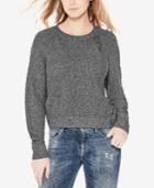 Guess Destroyed Marled Shine Chunky Sweater