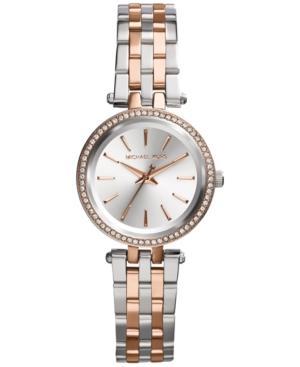 Michael Kors Women's Petite Darci Two-tone Stainless Steel Bracelet Watch 26mm Mk3298