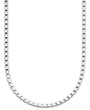 Giani Bernini Sterling Silver Necklace, 24 Box Chain