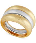 Lucky Brand Two-tone Stack Ring