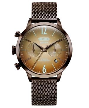 Welder Women's Brown Stainless Steel Mesh Bracelet Watch 38mm